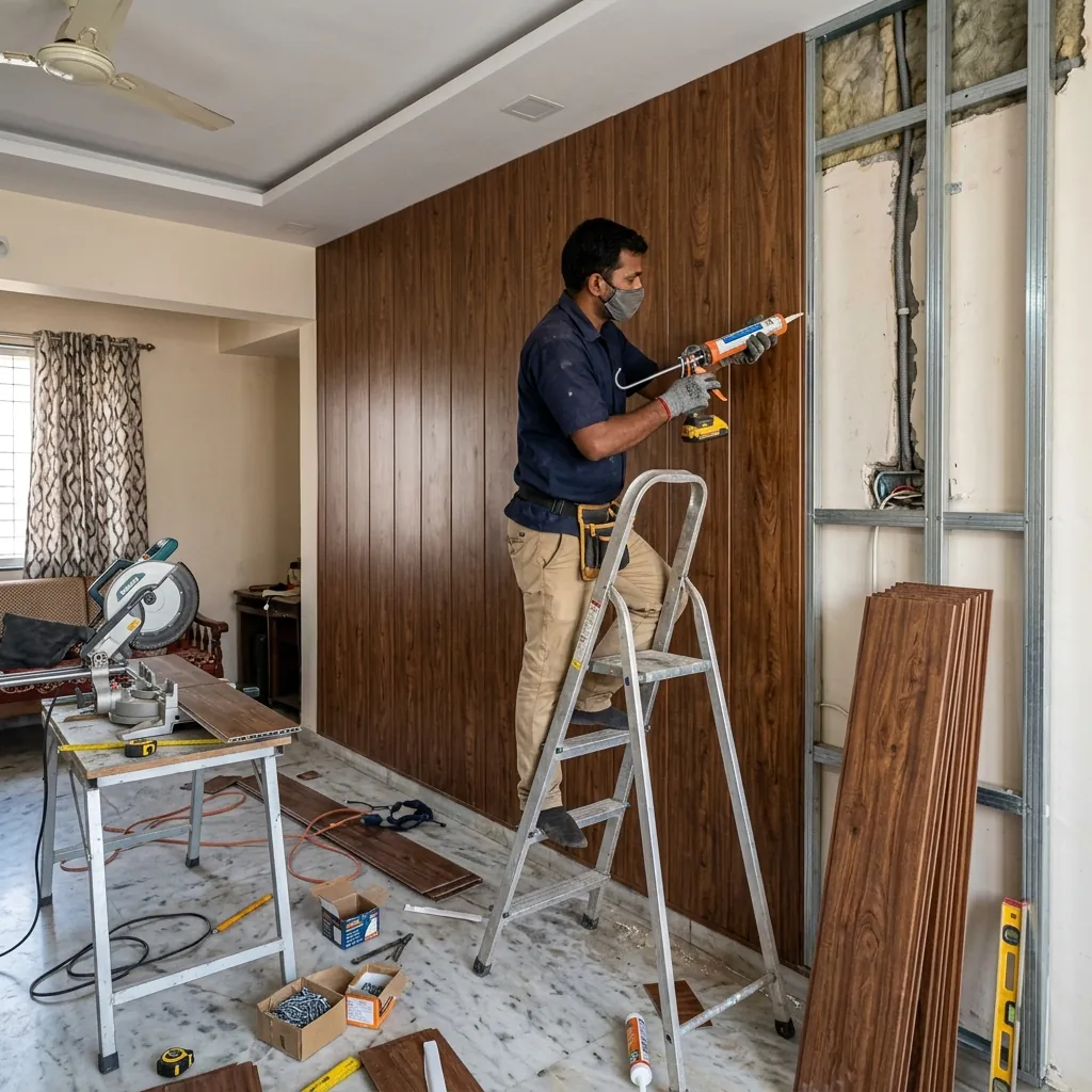 PVC Panel Wale Team at Work