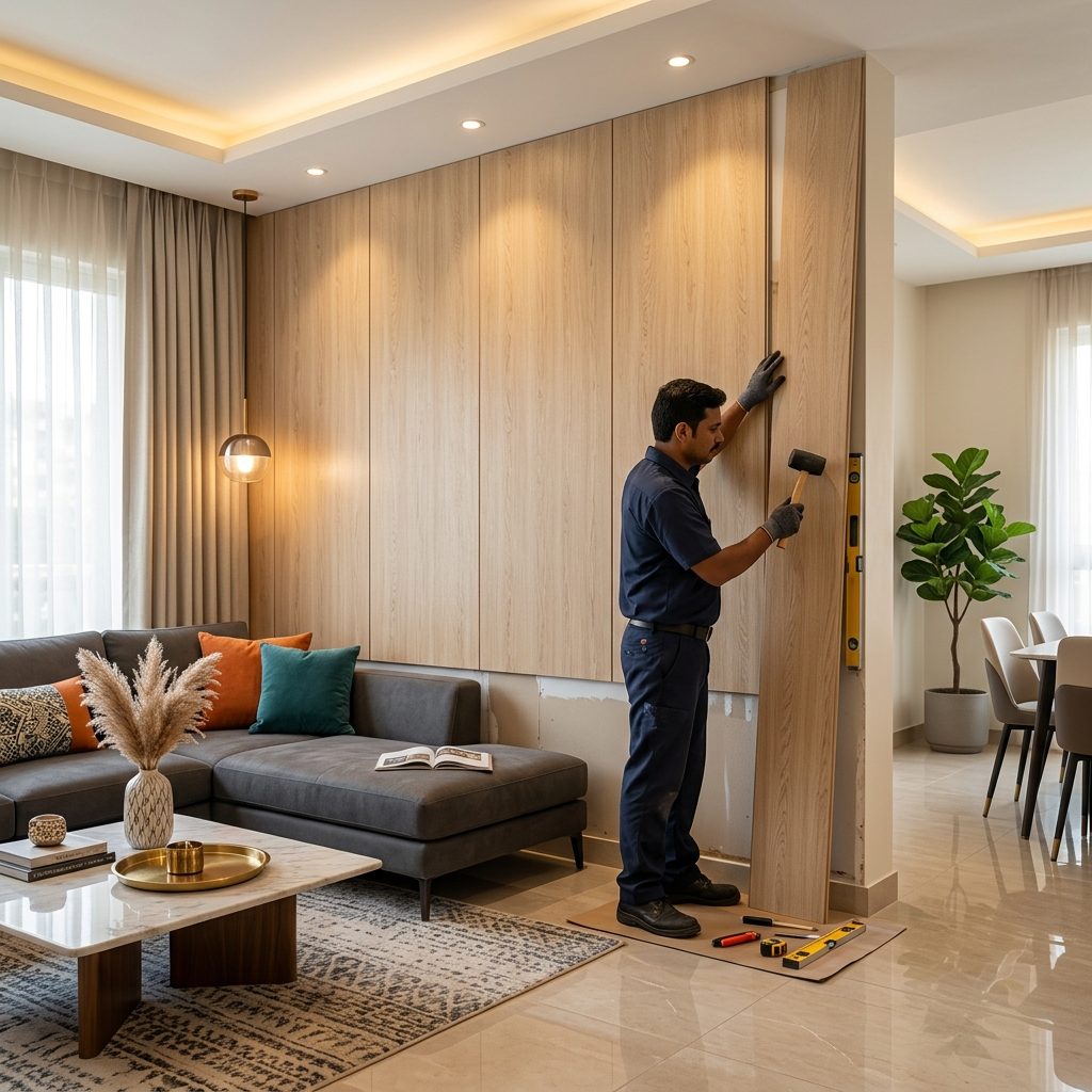 PVC Wall Panel Installation Ayodhya