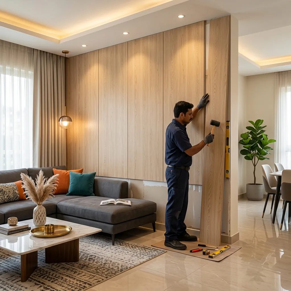 Wall Paneling and Painting Ayodhya